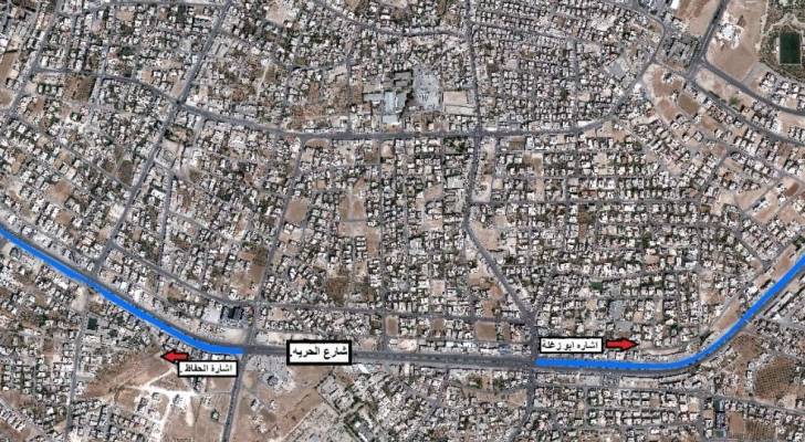 أمانة عمّان تشرع في أعمال قشط وتعبيد ليلية تشمل شارعَي الحرية والمطار في المقابلين