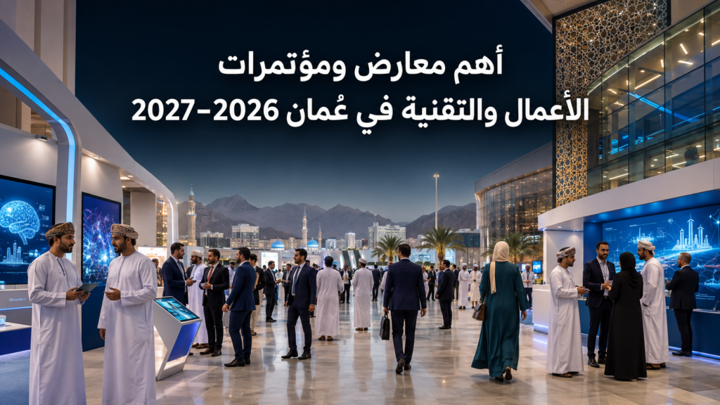 أهم معارض ومؤتمرات الأعمال والتقنية في عُمان 2026–2027